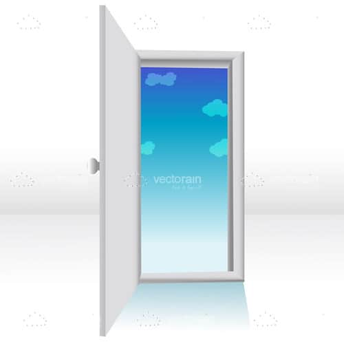 Open Door to Blue Sky